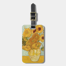 Vincent van Gogh's Stilleben mit 12 Sonnenblumen Bagagebricka