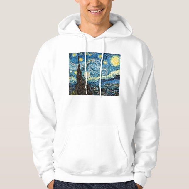 Vincent Van Goghs stjärnmörker Hoodie (Framsida)
