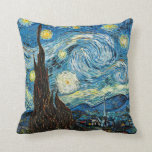 Vincent Van Goghs stjärnmörker Kudde<br><div class="desc">Starry Night är en målning av den nederländske postimponerande konstnären Vincent van Gogh. I juni 1889 skildes synsättet utanför hans sanitariumfönster på Saint-Rémy-de-Provence (i södra Frankrike) nattetid, även om det målades ur minnet under dagen. Målningen är ett av Van Goghs mest välkända verk och utgör en avgörande vändning mot en...</div>