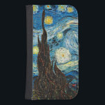Vincent Van Goghs stjärnmörker Samsung S4 Plånboksfodral<br><div class="desc">Starry Night är en målning av den nederländske postimponerande konstnären Vincent van Gogh. I juni 1889 skildes synsättet utanför hans sanitariumfönster på Saint-Rémy-de-Provence (i södra Frankrike) nattetid, även om det målades ur minnet under dagen. Målningen är ett av Van Goghs mest välkända verk och utgör en avgörande vändning mot en...</div>