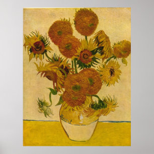 Vincent van Gogh's Sunblommor, 1878 Poster