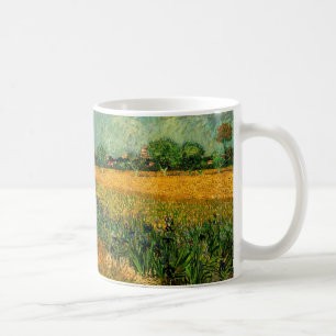 Vincent van Goghs syn på Arles med Irises Kaffemugg