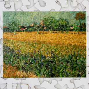 Vincent van Goghs syn på Arles med Irises Pussel