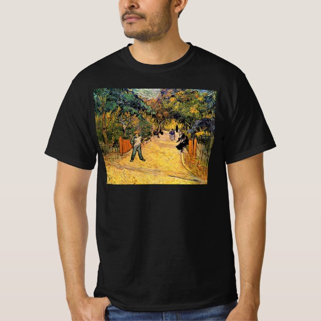 Vincent van Goghs tillträde till den offentliga pa T-shirt (Framsida)