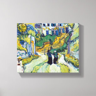 Vincent van Goghs trapphus i Auvers Canvastryck