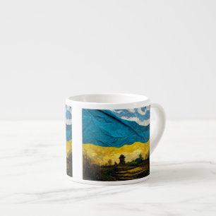 Vincent van Goghs ukrainska Flagga Espresso Mugg Espressomugg