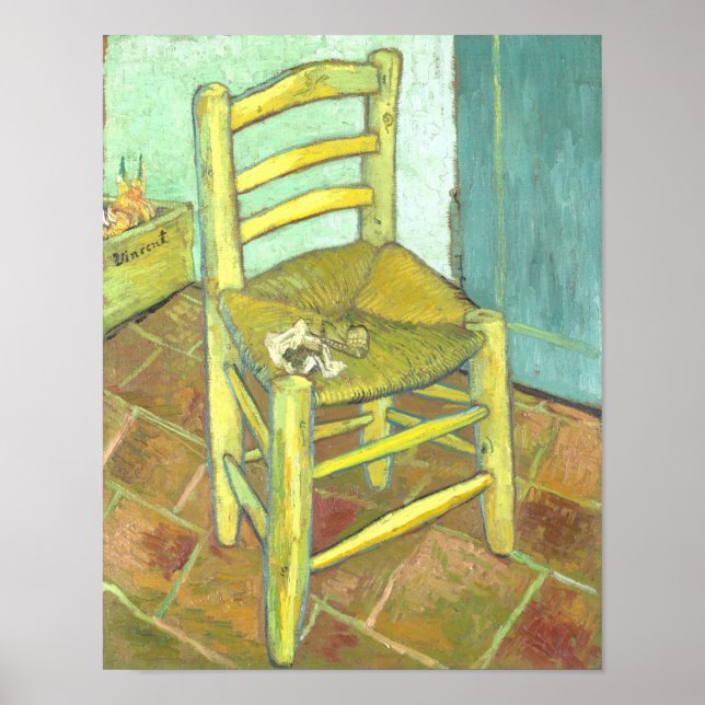 Vincent van Goghs Van Goghs stol (1888) Poster (Framsidan)