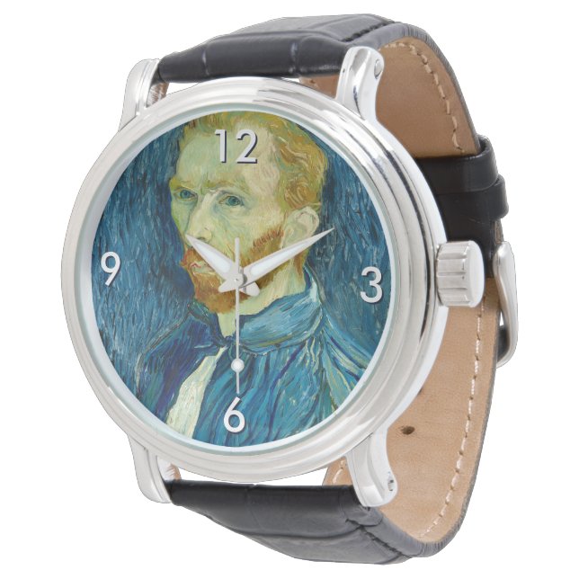 Vincent van Gough självporträttsur Armbandsur (Vinklad)