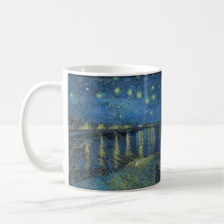 Vincent Willem van Gogh ローヌ川の星月夜 Kaffemugg