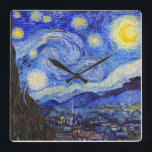 Vincent Willem van Gogh , "Starry Night" Fyrkantig Klocka<br><div class="desc">私はGoghが 好 な 人 budgivningsår budfinbjudande budfinans budfinans budfinauktioner budfinauktioner budfinauktioner budfinbjudanden (Designad av KOBAYASHI, Michinobu)</div>