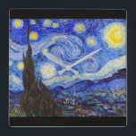Vincent Willem van Gogh , “ Starry Night ” Fyrkantig Klocka<br><div class="desc">私はGoghが好きな人のためにこの製品を作りました。</div>