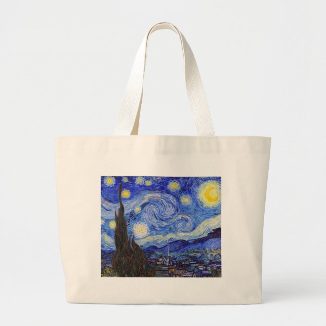 Vincent Willem van Gogh , “ Starry Night ” Jumbo Tygkasse (Framsidan)