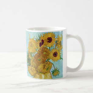 Vincent Willem van Gogh , "Sunblommor" コ ー ヒ Kaffemugg