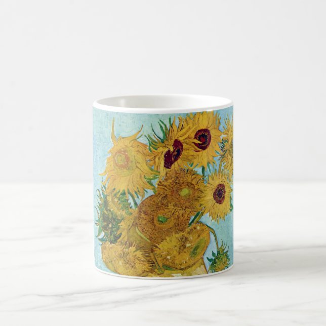 Vincent Willem van Gogh , “ Sunflowers ” Kaffemugg (Center)