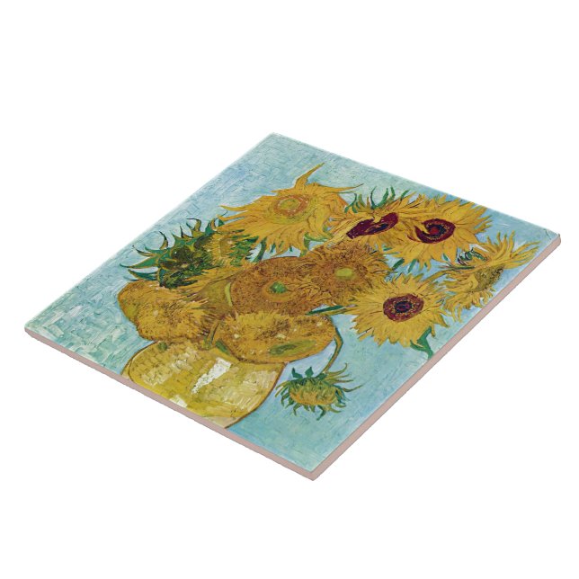 Vincent Willem van Gogh , “ Sunflowers ” Kakelplatta (Sidan)