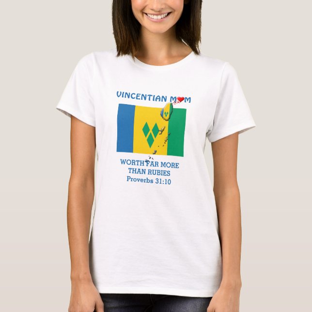 VINCENTIAN MAMMA Proverbs 31 T Shirt (Framsida)