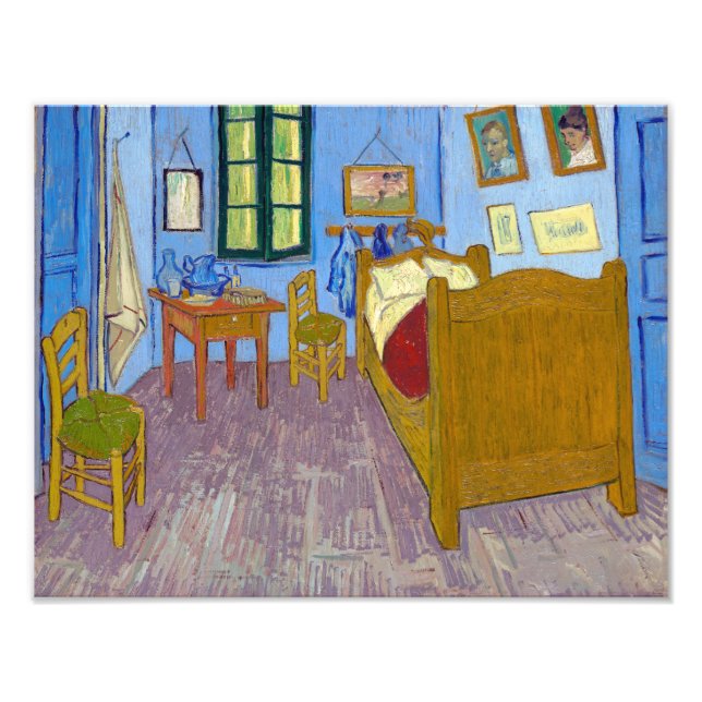 Vincent's sovrum i Arles | Van Gogh | Fototryck (Framsidan)