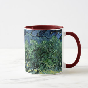 Vincents Van Gogh olivgröna träd (1889) Mugg