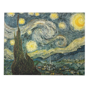 Vincents Van Gogh Starry natt (1889) Anteckningsblock