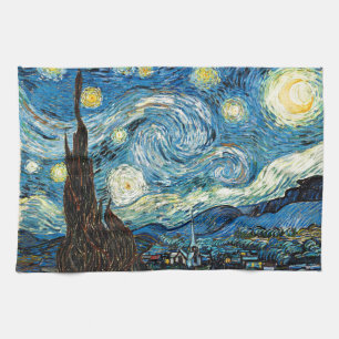 Vincents Van Gogh Starry natt Kökshandduk