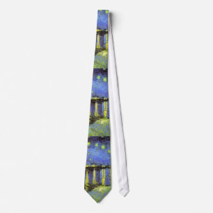 Vincents Van Gogh Starry natt över Rhonen Slips