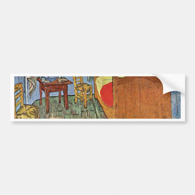 Vincent'Ss sovrum i Arles, vid Vincent Van Gogh Bildekal (Framsidan)