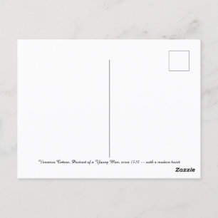 Vincenzo Catena, Porträtt från en ung man Vykort