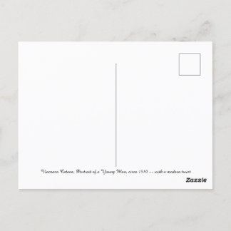 Vincenzo Catena, Porträtt från en ung man Vykort