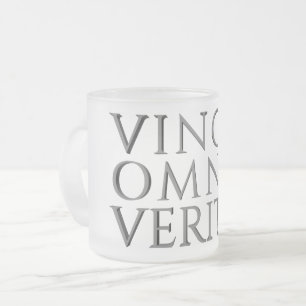 VINCIT OMNIA VERITAS - Lättfryst glaskaffe Frostad Glasmugg