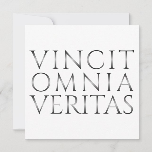VINCIT OMNIA VERITAS - Light (Framsida)