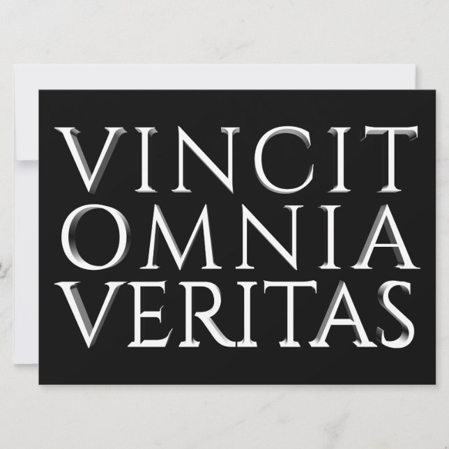 VINCIT OMNIA VERITAS - Light (Framsida)