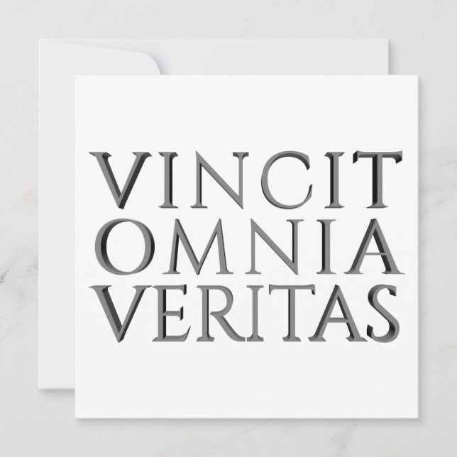 VINCIT OMNIA VERITAS - Light (Framsida)