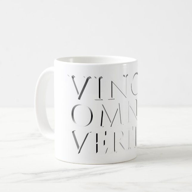VINCIT OMNIA VERITAS - Light Coffee Mugg (Framsida vänster)