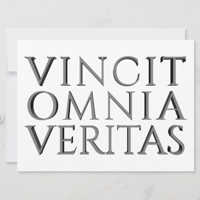 VINCIT OMNIA VERITAS - Ljus (Framsida)