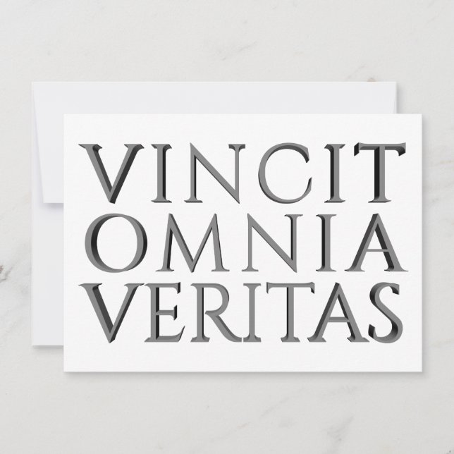 VINCIT OMNIA VERITAS - Ljus (Framsida)