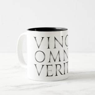 VINCIT OMNIA VERITAS - Ljus Två-Tonad Mugg
