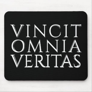 VINCIT OMNIA VERITAS MOUSE PAD MUSMATTA