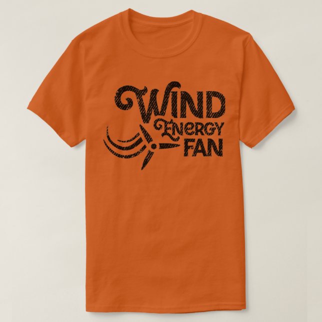 vind av vind i turbiner t shirt (Design framsida)