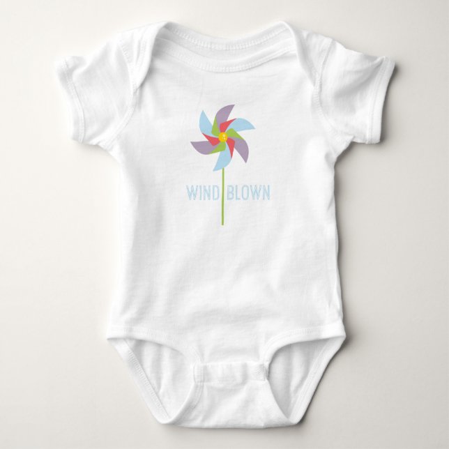 Vind blåst t shirt (Framsida)