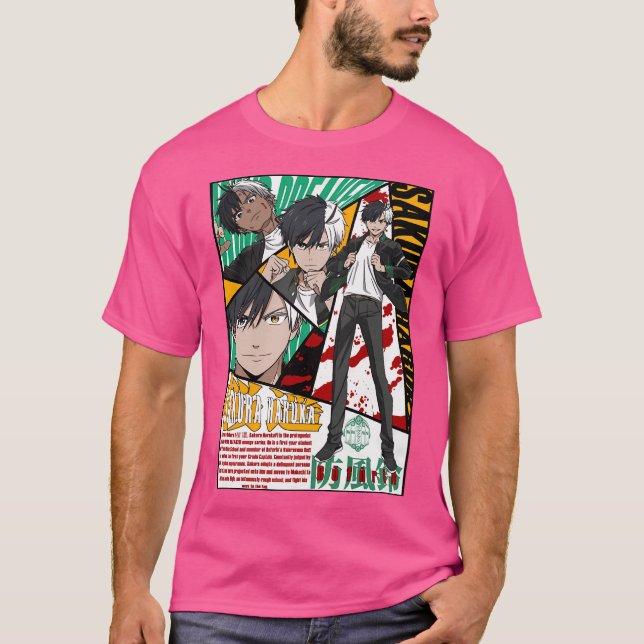 Vind Breaker - Haruka Sakura T Shirt (Framsida)