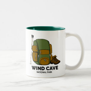 Vind Cave National Park-ryggsäck Två-Tonad Mugg