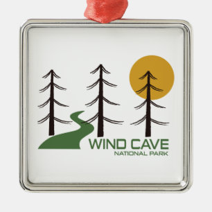 Vind Cave National Park Trail Julgransprydnad Metall