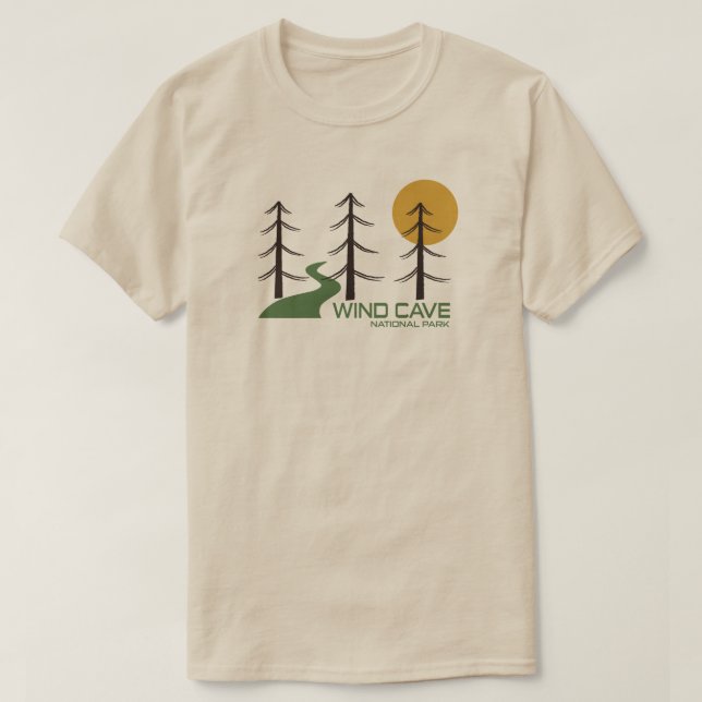 Vind Cave National Park Trail T Shirt (Design framsida)