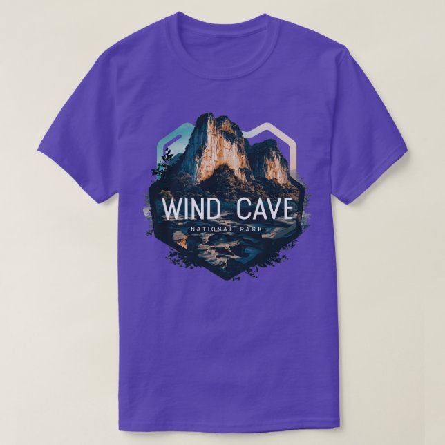 Vind Cave nationalpark 2 T Shirt (Design framsida)