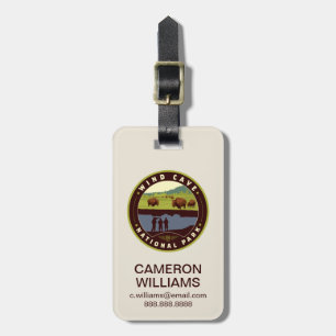 Vind Cave nationalpark Bagagebricka