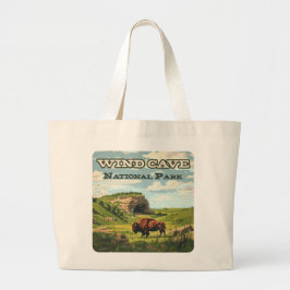 Vind Cave nationalpark Bison South Dakota Jumbo Tygkasse