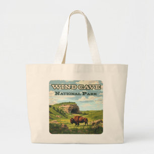 Vind Cave nationalpark Bison South Dakota Jumbo Tygkasse