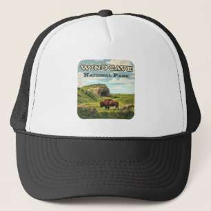 Vind Cave nationalpark Bison South Dakota Keps