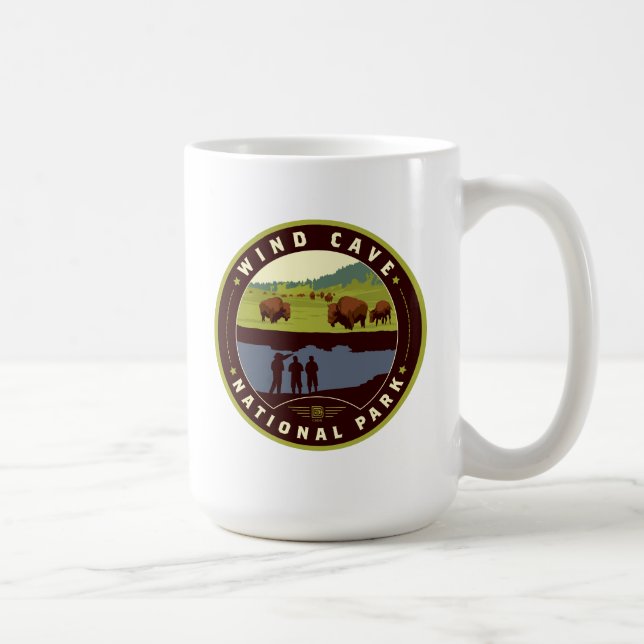 Vind Cave nationalpark Kaffemugg (Höger)