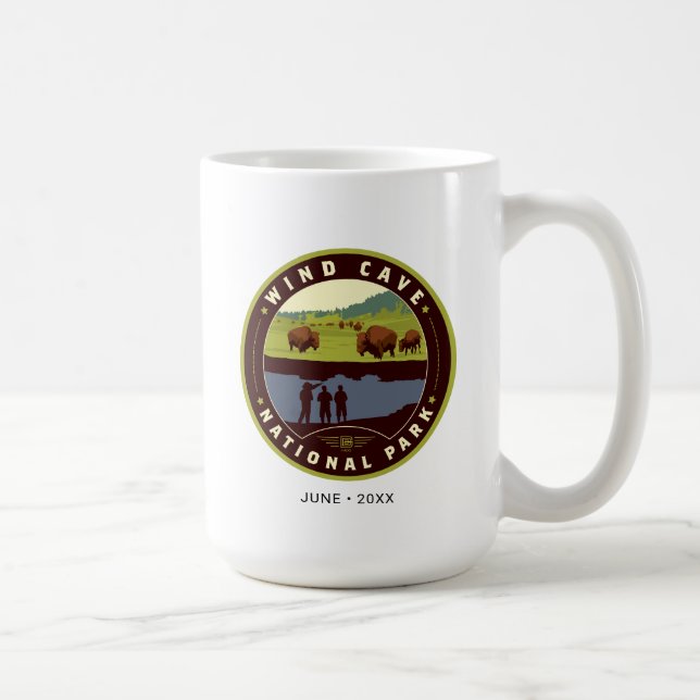 Vind Cave nationalpark Kaffemugg (Höger)